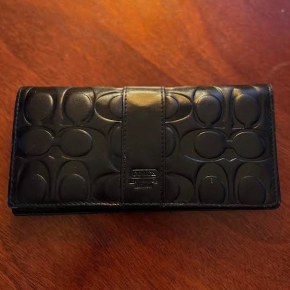 Coach Handbags - COACH Black LEATHERWEAR est. 1841 Wallet